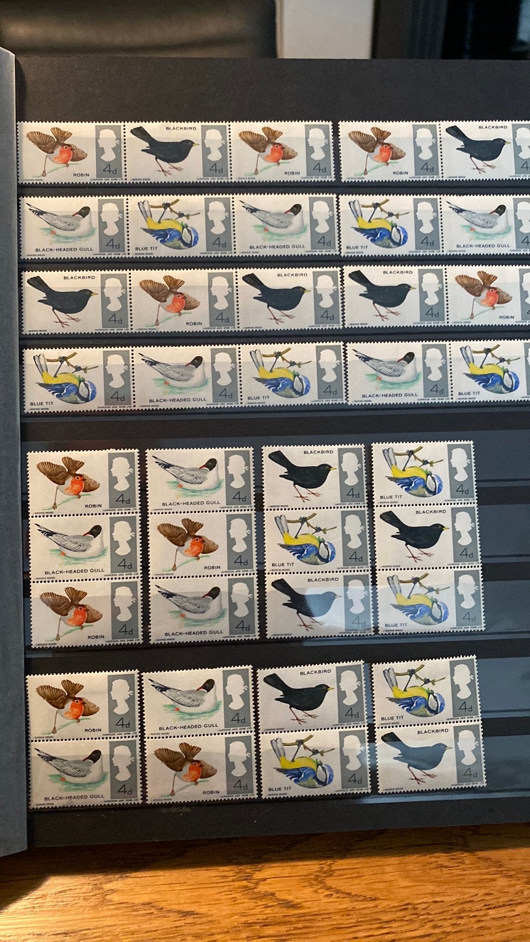 Postzegels engeland vogels, Ophalen of Verzenden, Buitenland