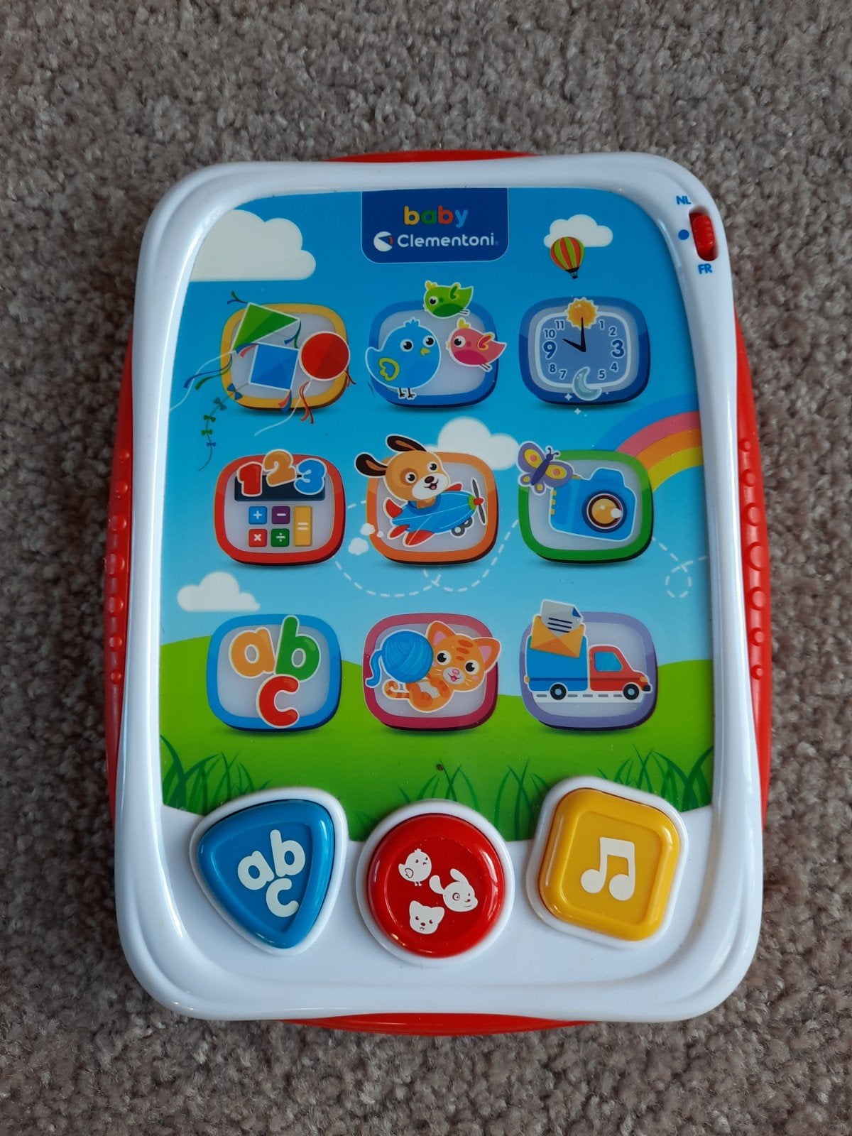 Baby Clementoni Educatieve Tablet met Geluid en Licht, Ophalen of Verzenden