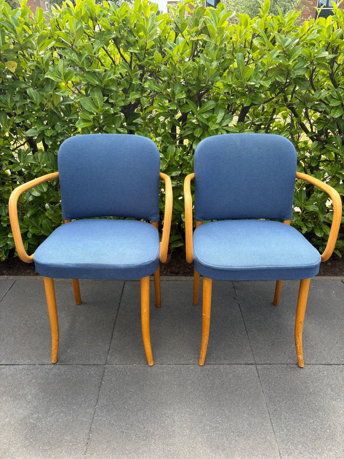 Josef Hoffmann Thonet/Ligna stoelen (vintage), Ophalen, Gebruikt, Bruin, Twee
