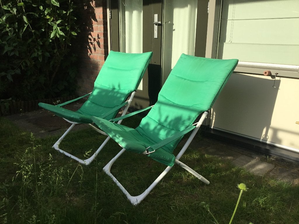 Strandstoelen, Ophalen, Gebruikt, Overige materialen, Inklapbaar