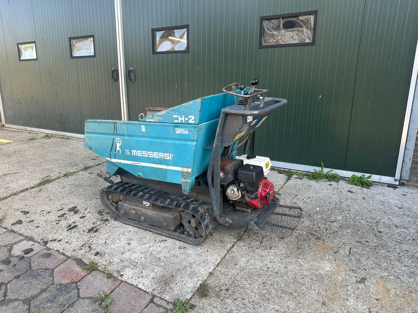 Messersi CH-2 rupsdumper plateau wagen, Ophalen, Gebruikt