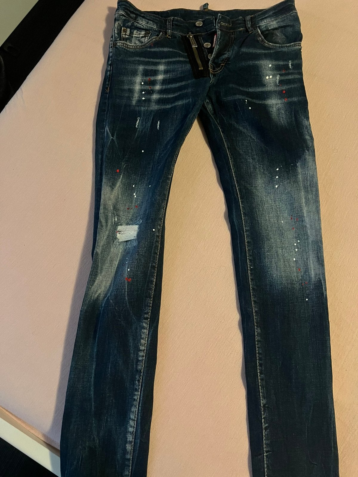 Dsquared2 broek maat 42 (s), Ophalen of Verzenden, Zo goed als nieuw, Blauw