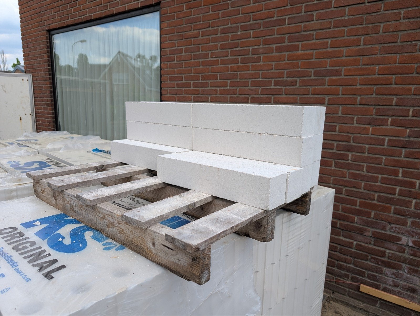 kim blokken 495x100x100, Doe-het-zelf en Verbouw, Metselstenen, Ophalen, Nieuw, Kalkzandstenen