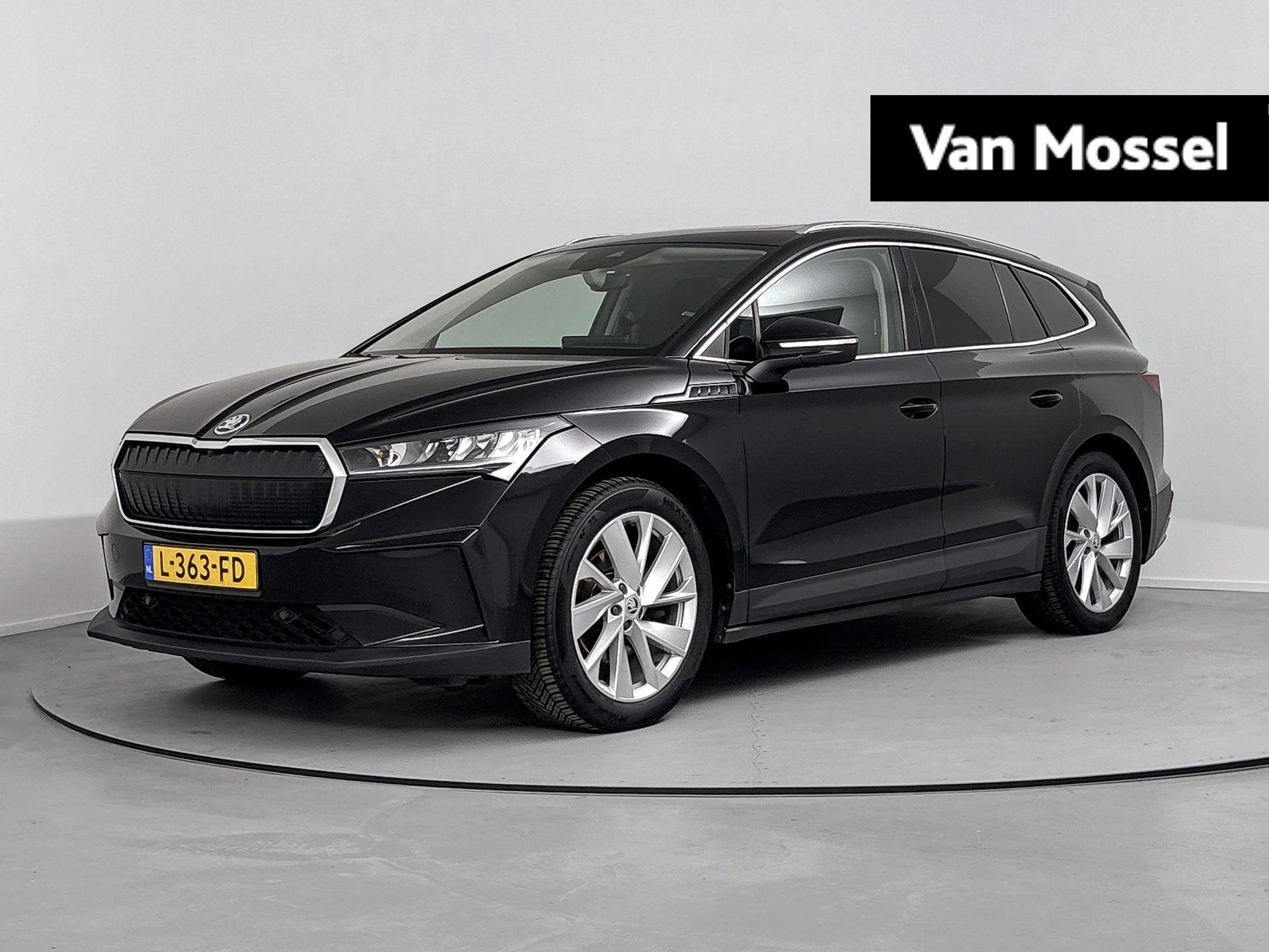Skoda Enyaq iV 60 | SOH 91% | Apple Carplay | Android Auto |, Auto's, Skoda, Automaat, Achterwielaandrijving, Gebruikt, Zwart