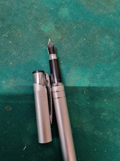 inktpen nieuw zilver kleurig, Ophalen of Verzenden, 'T Olde Gre-j, Info@toldegrej.nl, Endepoelstraat 20f Didam