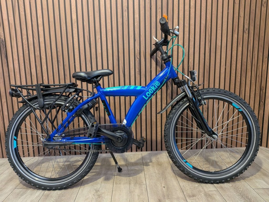 Loekie Snake 22 inch jongensfiets, Terugtraprem, 22 inch, Gebruikt, Loekie