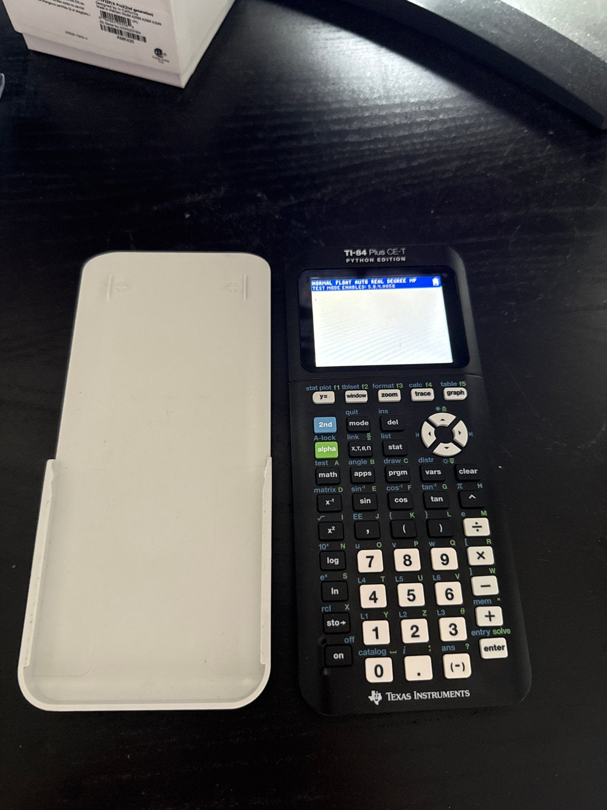 TI-84 Plus CE-T Python edition, Ophalen of Verzenden, Grafische rekenmachine, Gebruikt