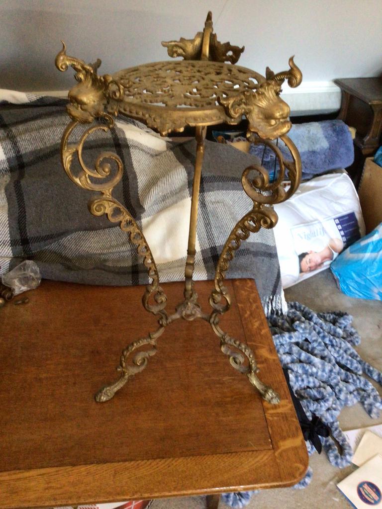 Bloementafel €50, Huis en Inrichting, Tafels | Bijzettafels, Overige materialen, Rond, Zo goed als nieuw, 75 cm of meer