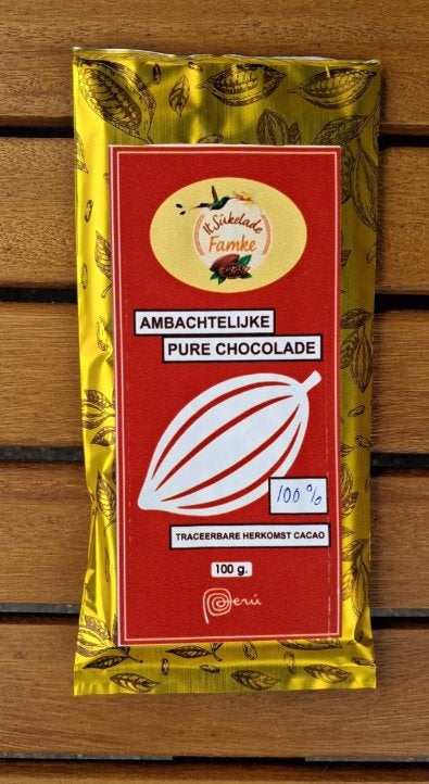 Peru Bean-to-Bar Chocoladereep Puur 100%, Diversen, Ophalen of Verzenden