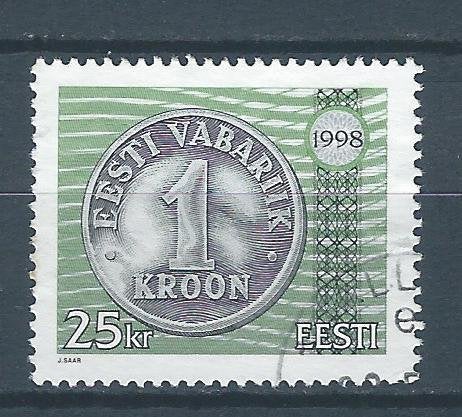 C741 - Baltische staten – Estland – MiNr 328 (gestempeld), Ophalen of Verzenden, Overige landen, Gestempeld