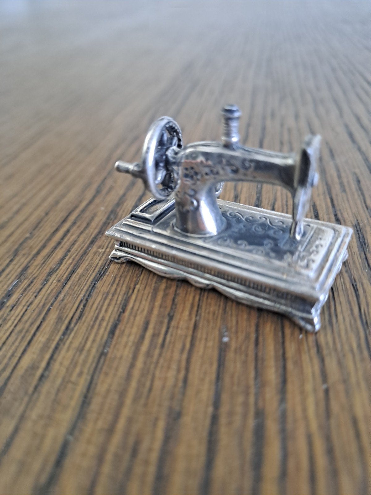 Miniatuur naaimachine 925 zilver medusa oro, Ophalen of Verzenden, Zilver, Overige merken