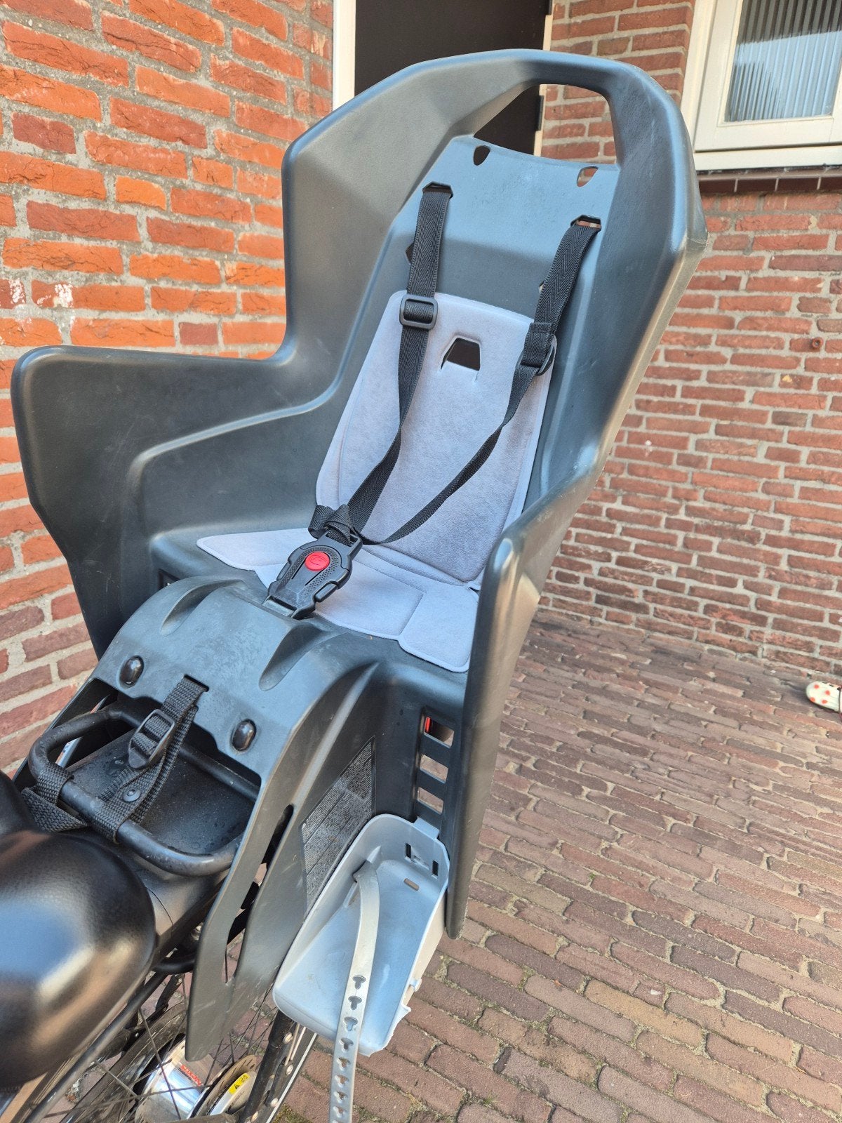 Polisport kinderzitje achter - Goede staat, Fietsen en Brommers, Ophalen of Verzenden, Gebruikt