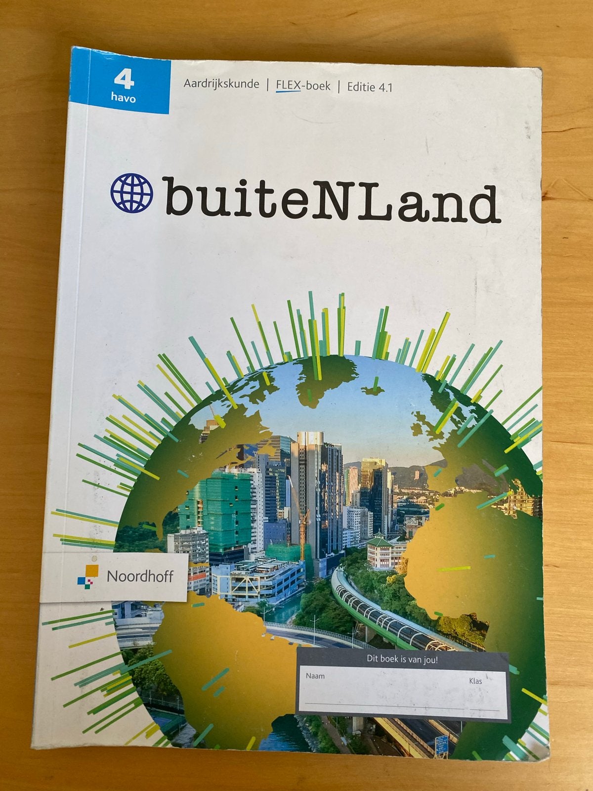 buiteNLand Aardrijkskunde 4 HAVO FLEX-boek Editie 4.1, Ophalen of Verzenden, Zo goed als nieuw, HAVO, Aardrijkskunde