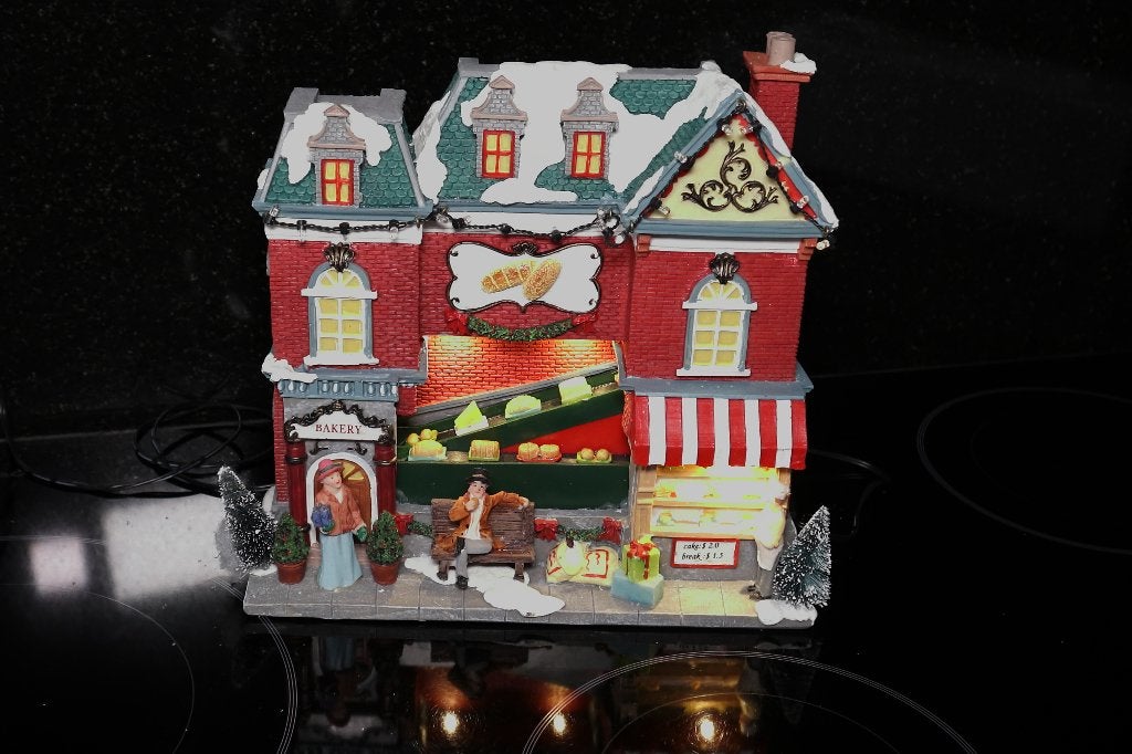 Kerst The bakkerij, passend bij Lemax, Ophalen of Verzenden, Zo goed als nieuw