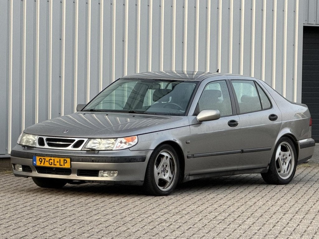 Saab 9-5 2.3t S Inruil mogelijk, Auto's, Saab, 2290 cc, Bedrijf, Parkeersensor, Zilver of Grijs