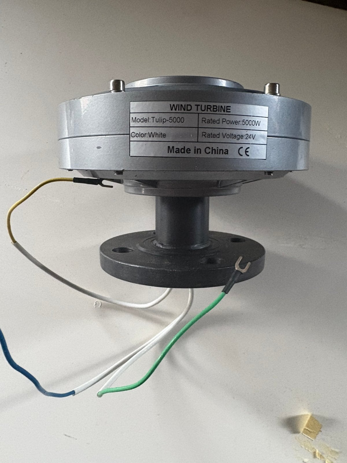 Windgenerator 24 Vac, exclusief windbladen., Ophalen of Verzenden, Nieuw