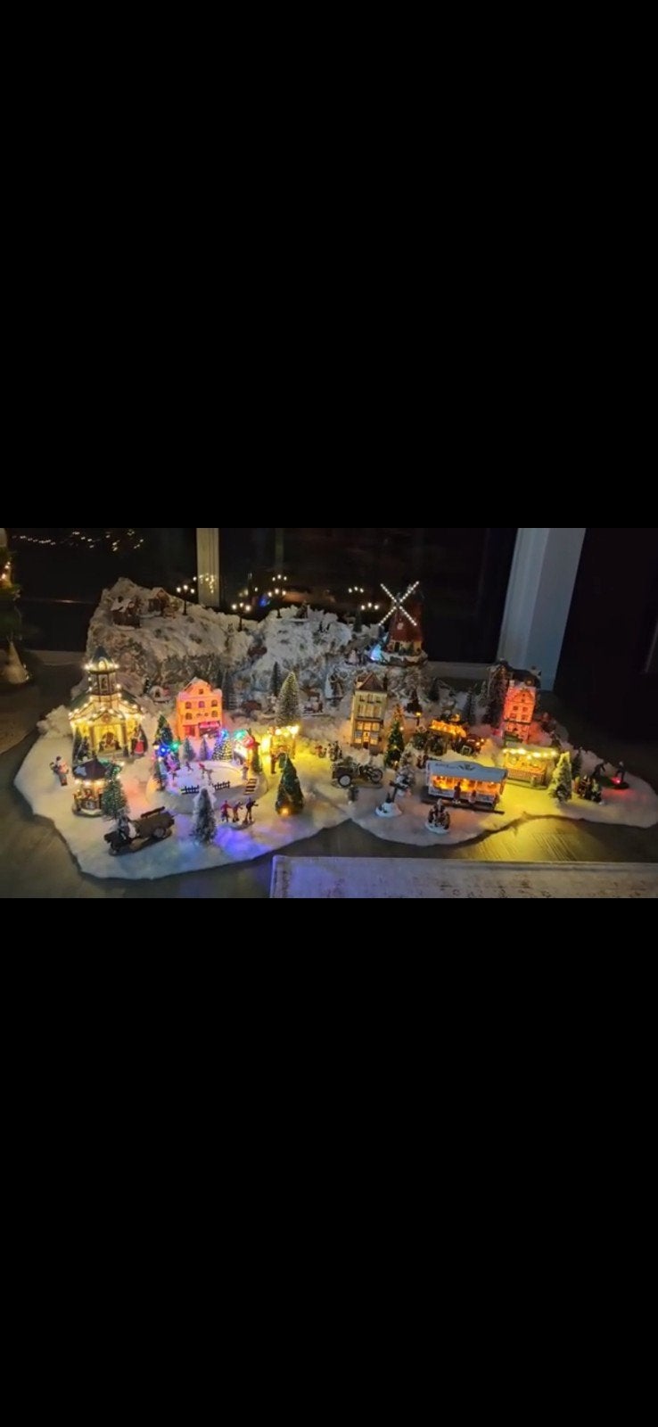Compleet kerstdorp, Ophalen of Verzenden, Zo goed als nieuw