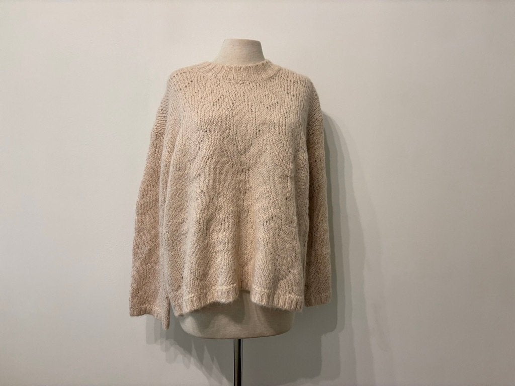 Luxe Trui Rabens Saloner Elsie Beige XS/S Gloednieuw, Verzenden, Beige, Rabens Saloner, Nieuw