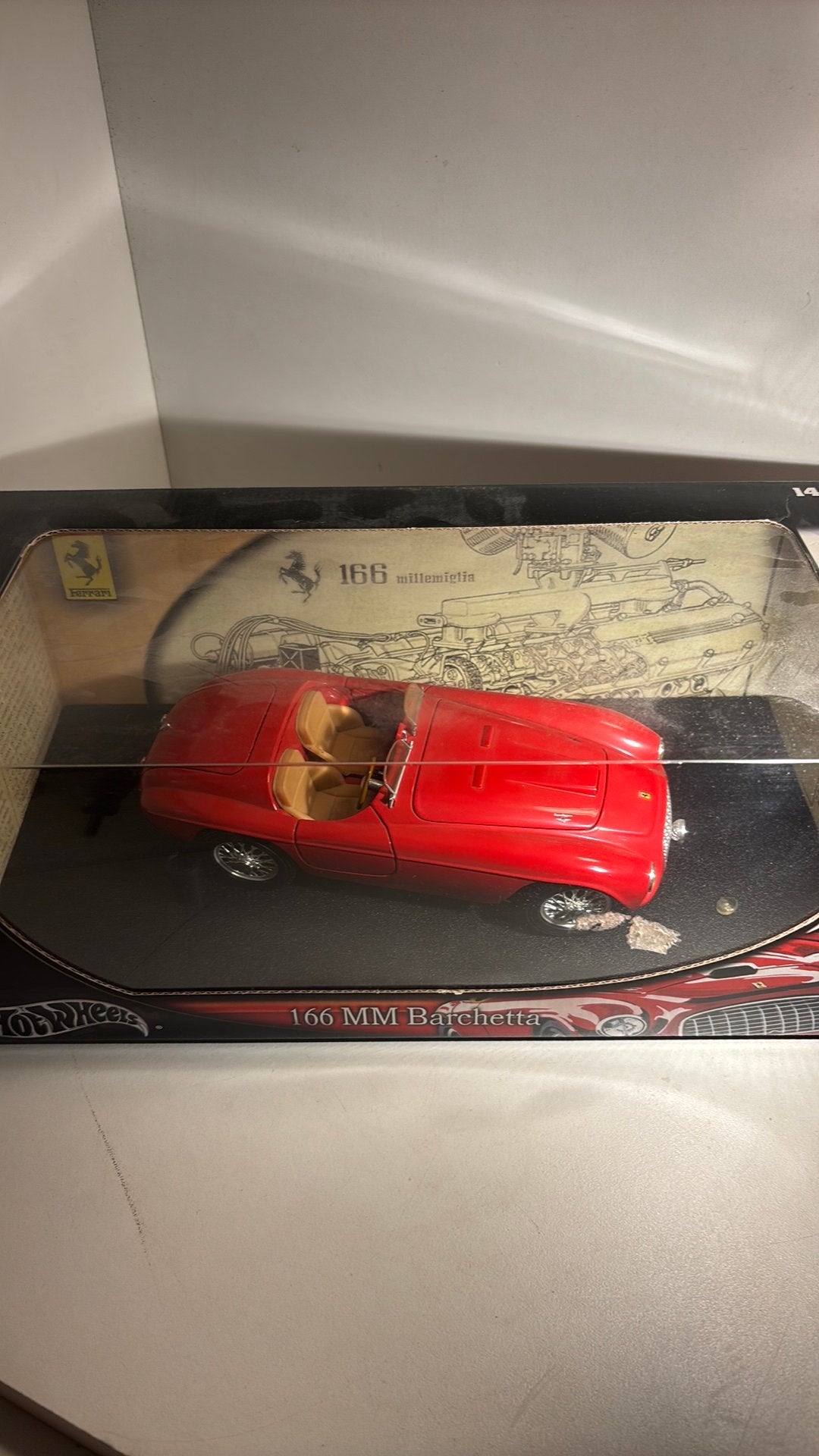Ferrari 166 mm barchetta hot wheels 1.18, A, Ophalen of Verzenden, W, Hot Wheels