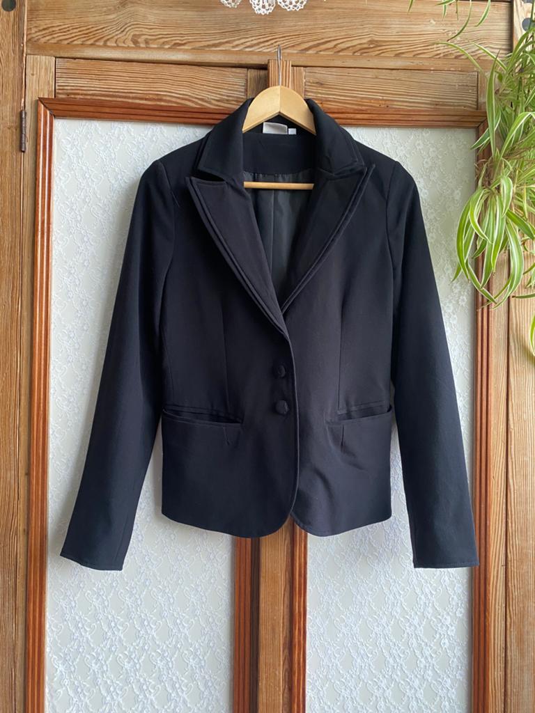 Zwarte dames blazer, Zwart, Ophalen of Verzenden, Zo goed als nieuw, Jasje