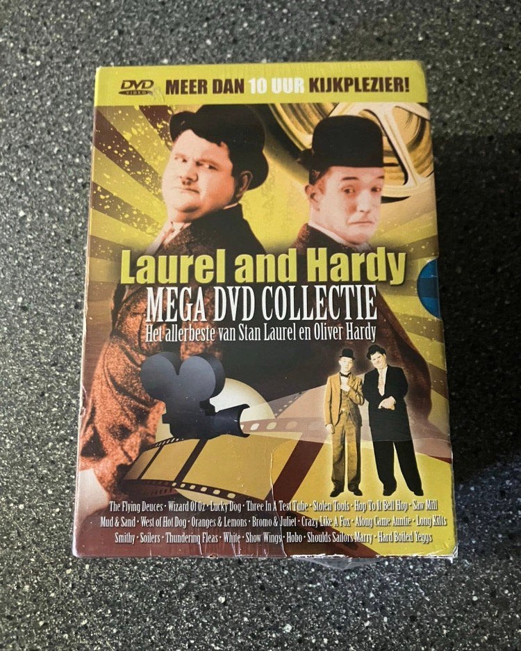 Laurel and Hardy-Mega Dvd Collectie Box Nieuw in Seal, Alle leeftijden, Ophalen of Verzenden, Komedie, Voor 1940