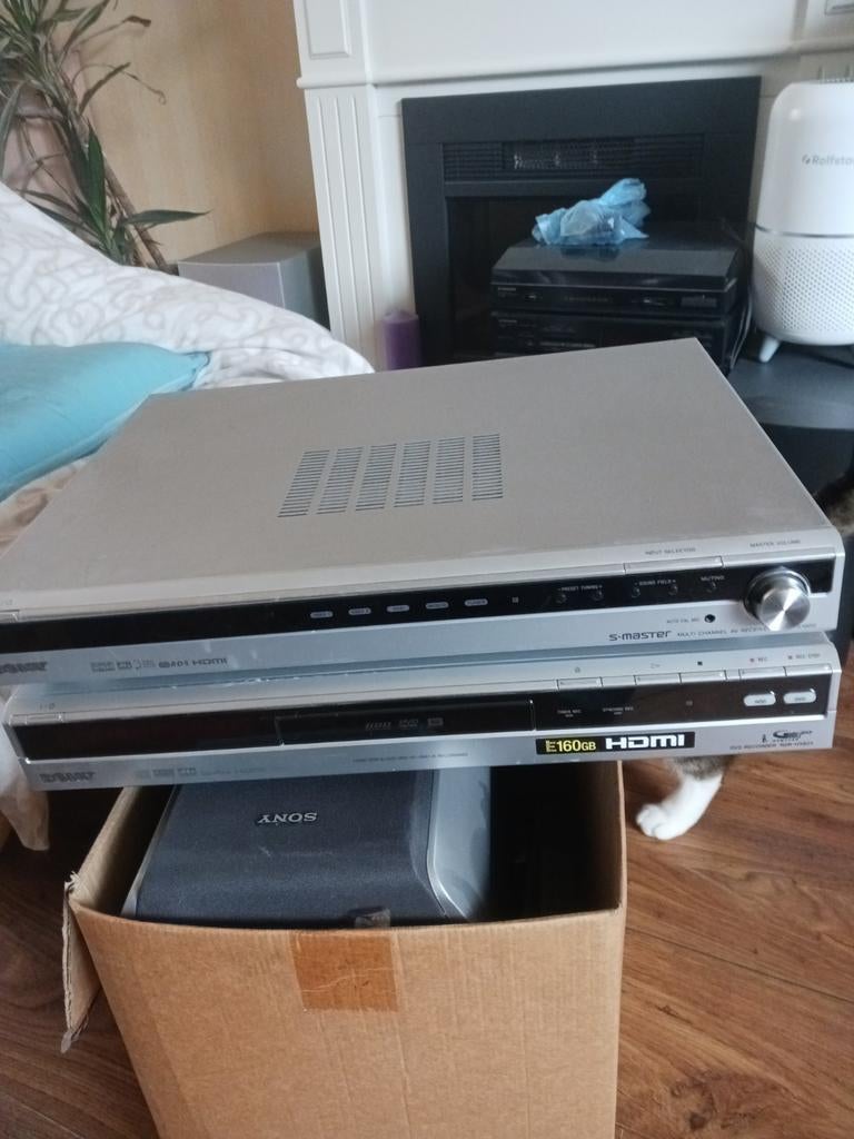 Sony DVD Recorder met 160GB HDD en HDMI, Gebruikt, Met harddisk, Dvd-recorder, Ophalen of Verzenden