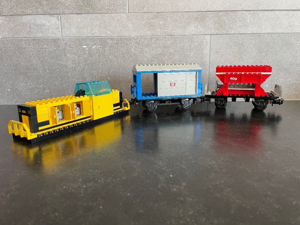 Lego 4564 trein wagons onderdelen, Ophalen of Verzenden, Gebruikt, Lego
