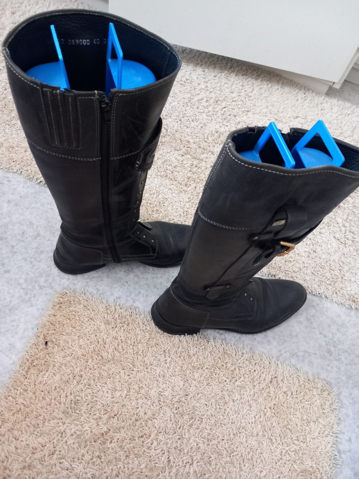 zwarte leren laarzen maat 40 leer gevoerd, Dieren en Toebehoren, Paardrijkleding, Ophalen, Dressuur, Schoeisel