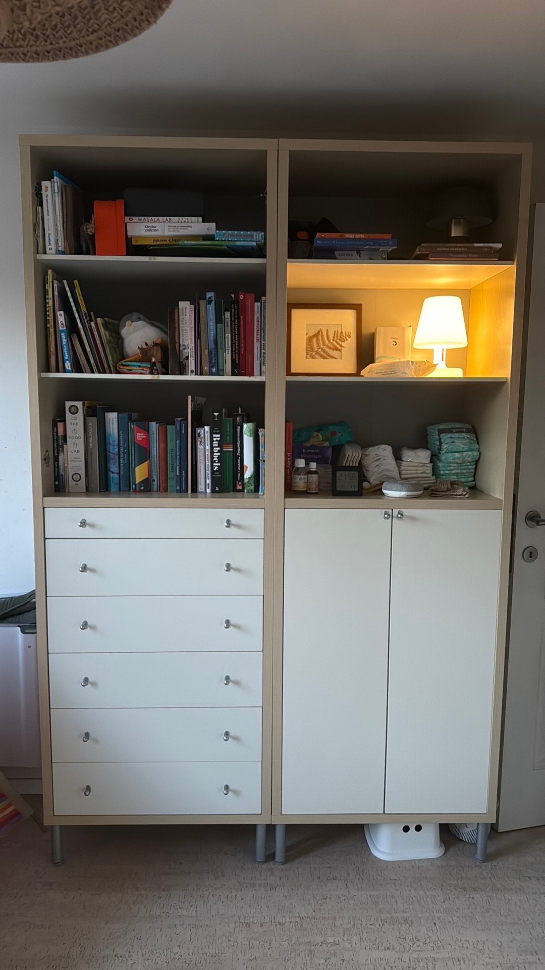 2 losse kasten, Huis en Inrichting, Kasten | Boekenkasten, Ophalen, Gebruikt, 200 cm of meer, 50 tot 100 cm