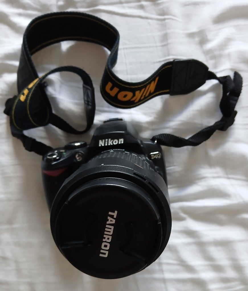 Nikon D40 Digitale spiegelreflex camera met 18-270mm lens, Beeldstabilisatie, Spiegelreflex, Bodydop, Ophalen of Verzenden