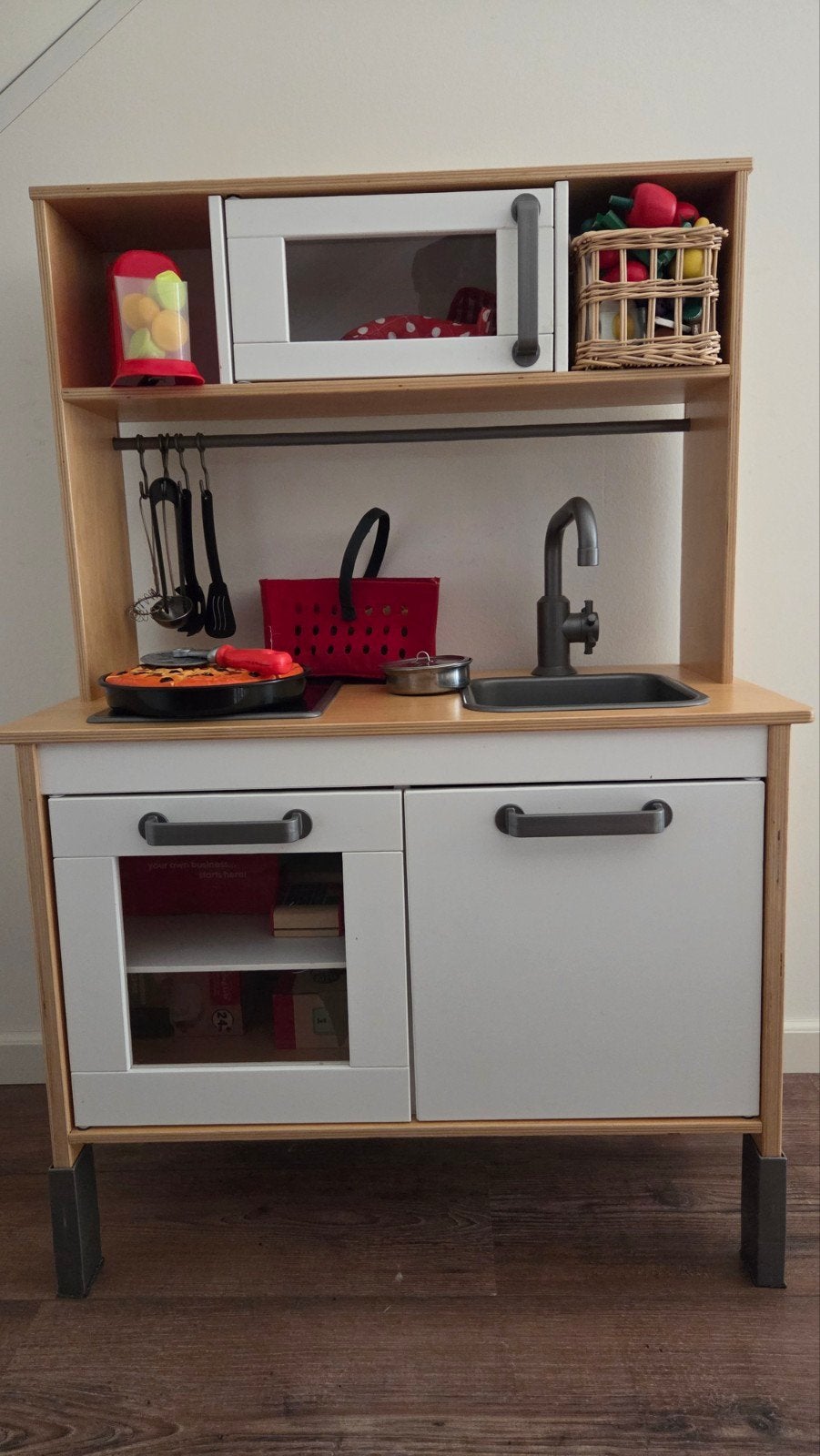 Grote speelkeuken met veel accessoires en extra's, Ophalen, Gebruikt