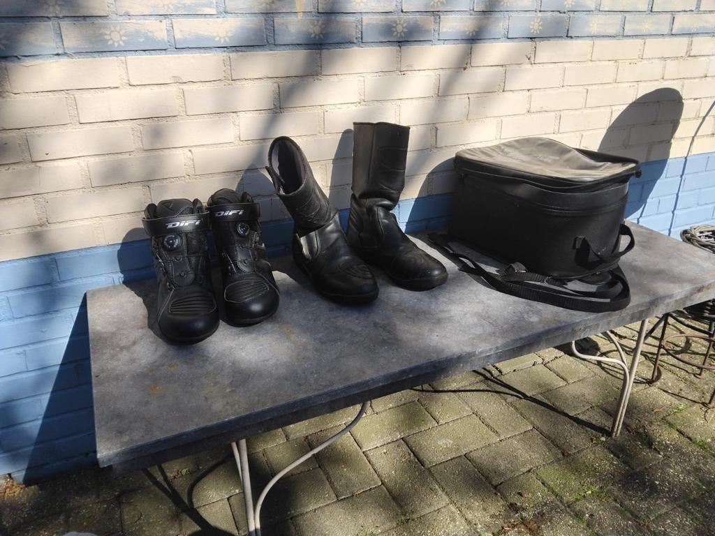 Motor schoenen, laarzen en tanktas - Difi Blast Aerotex, Heren, Difi, Ophalen of Verzenden, Laarzen