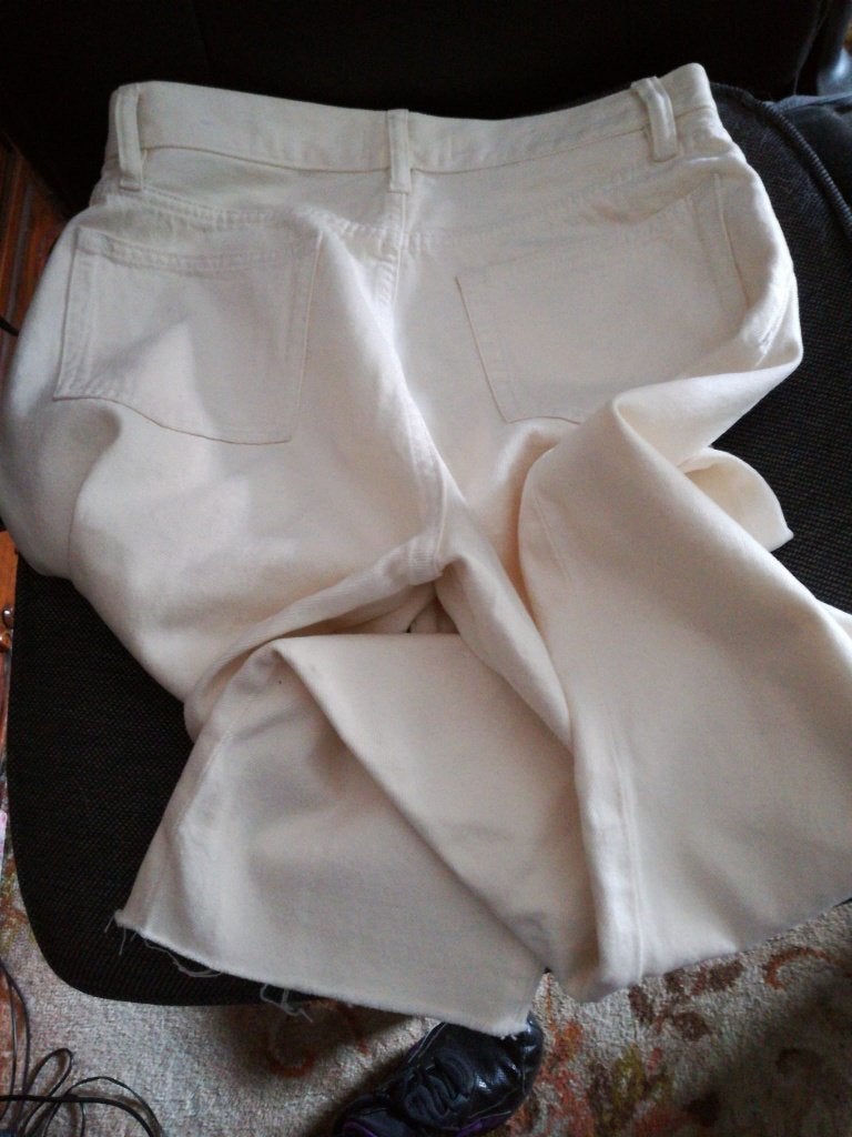 als nieuw mango HAVANA jeans spijkerbroek Wit creme 38 M, Ophalen of Verzenden, Zo goed als nieuw, Wit, W30 - W32 (confectie 38/40)