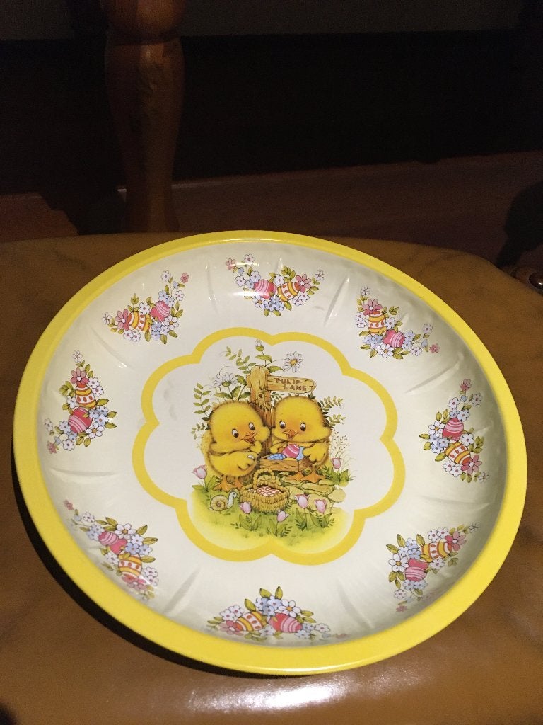 Vintage blikken schaal Tulip Lane van HP W.-Germany, Ophalen of Verzenden, Zo goed als nieuw, Overige