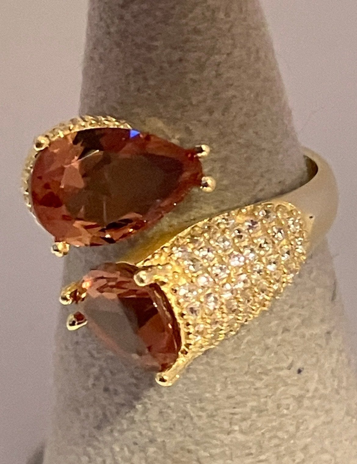 Verstelbare Zilver 925 Vergulde Ring met Lab Zultanite Steen, Zilver en edelstenen, Info@zilverenedelstenen.com, Nieuw, Ophalen of Verzenden