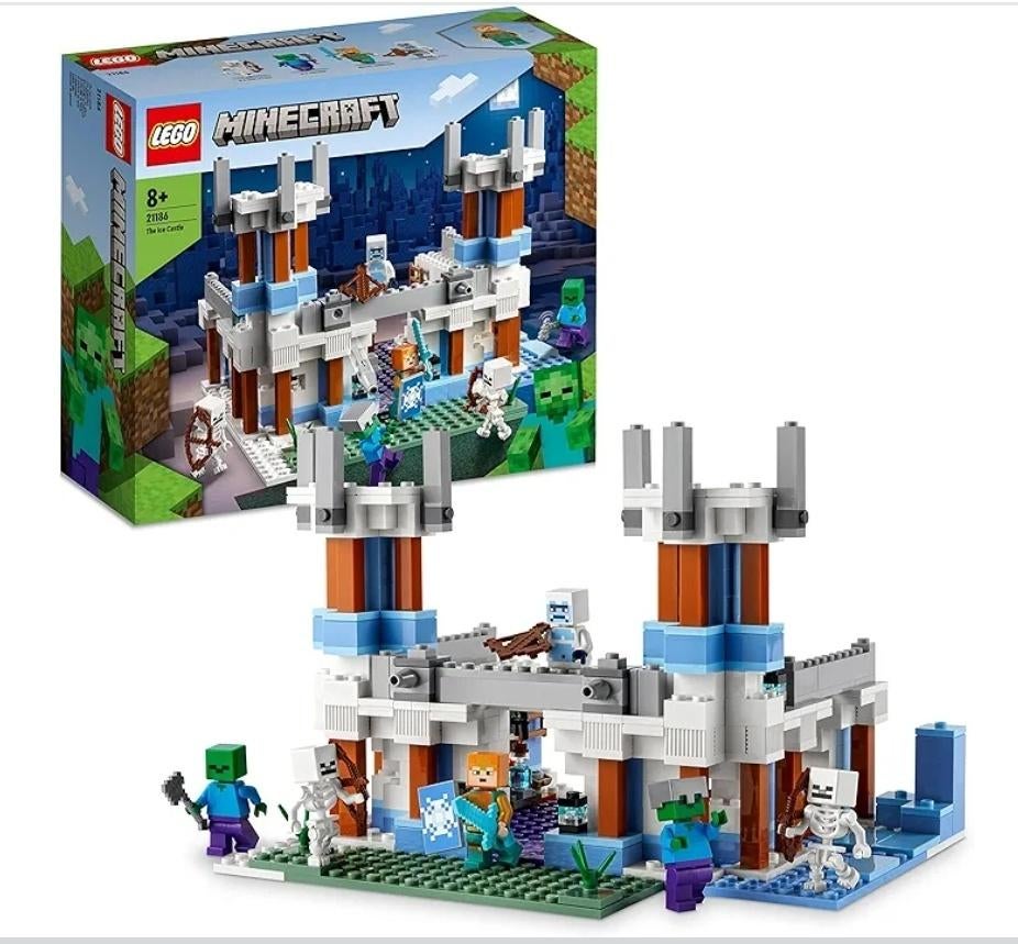 Lego minecraft 21186 het ijskasteel, Minecraft, Lego, Ophalen of Verzenden, Zo goed als nieuw