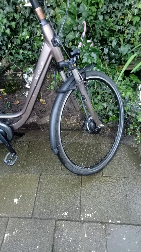 Stella elektrische fiets - Voorwiel dient vervangen te worde, Overige merken, Gebruikt, Vering, Velgrem