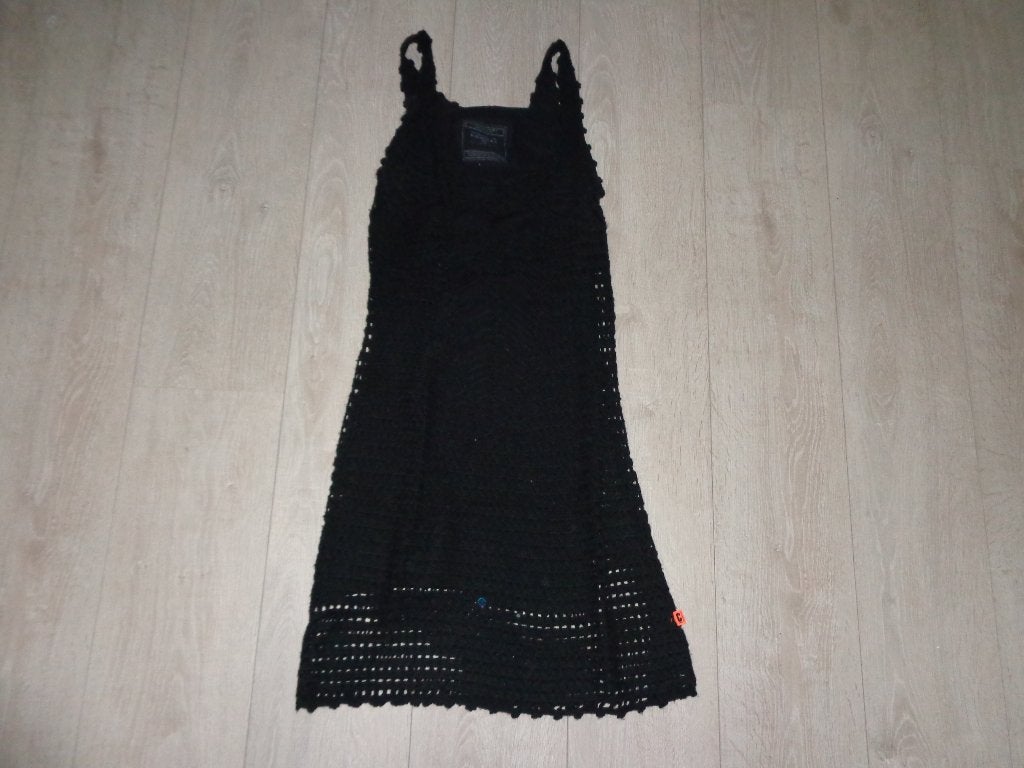 zwart gebreide jurk van OBJECT, maat S, Kleding | Dames, Zwart, Ophalen of Verzenden, Maat 36 (S), Gedragen