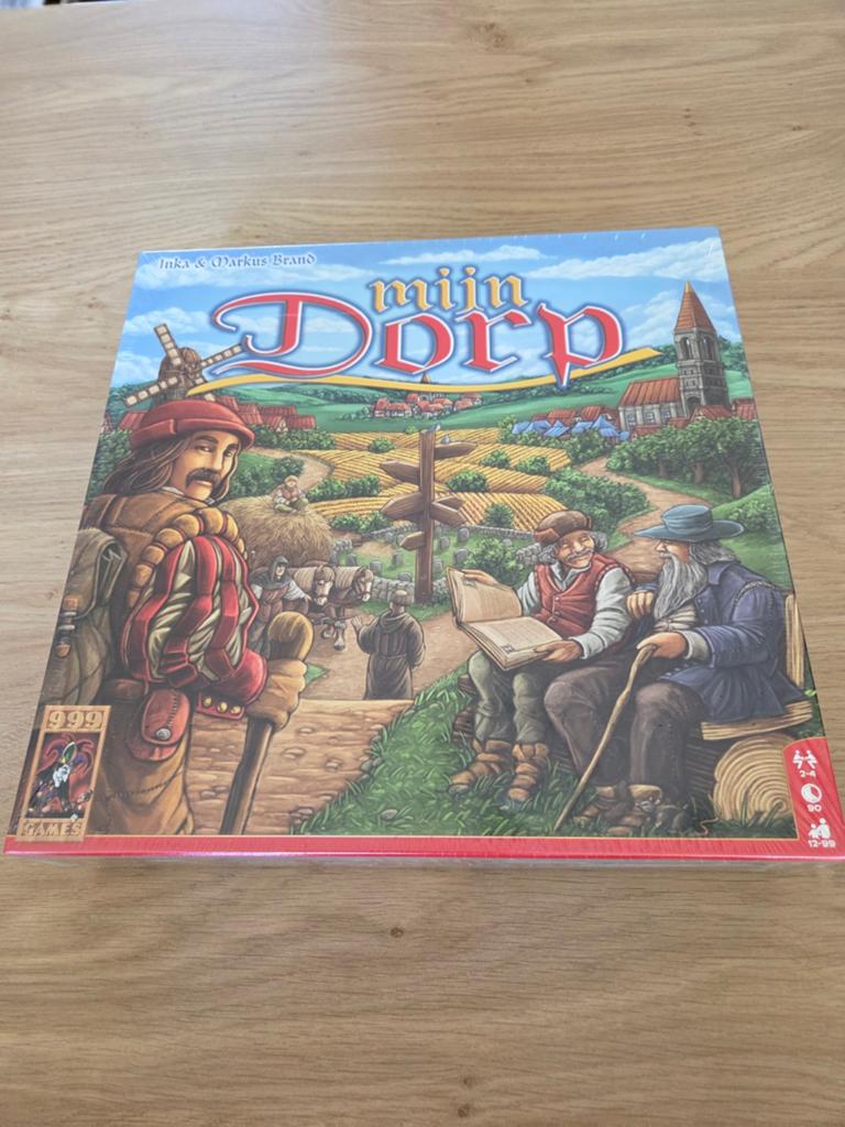 Mijn Dorp Bordspel - Nieuw in plastic, Drie of vier spelers, Ophalen of Verzenden, Nieuw, 999 Games