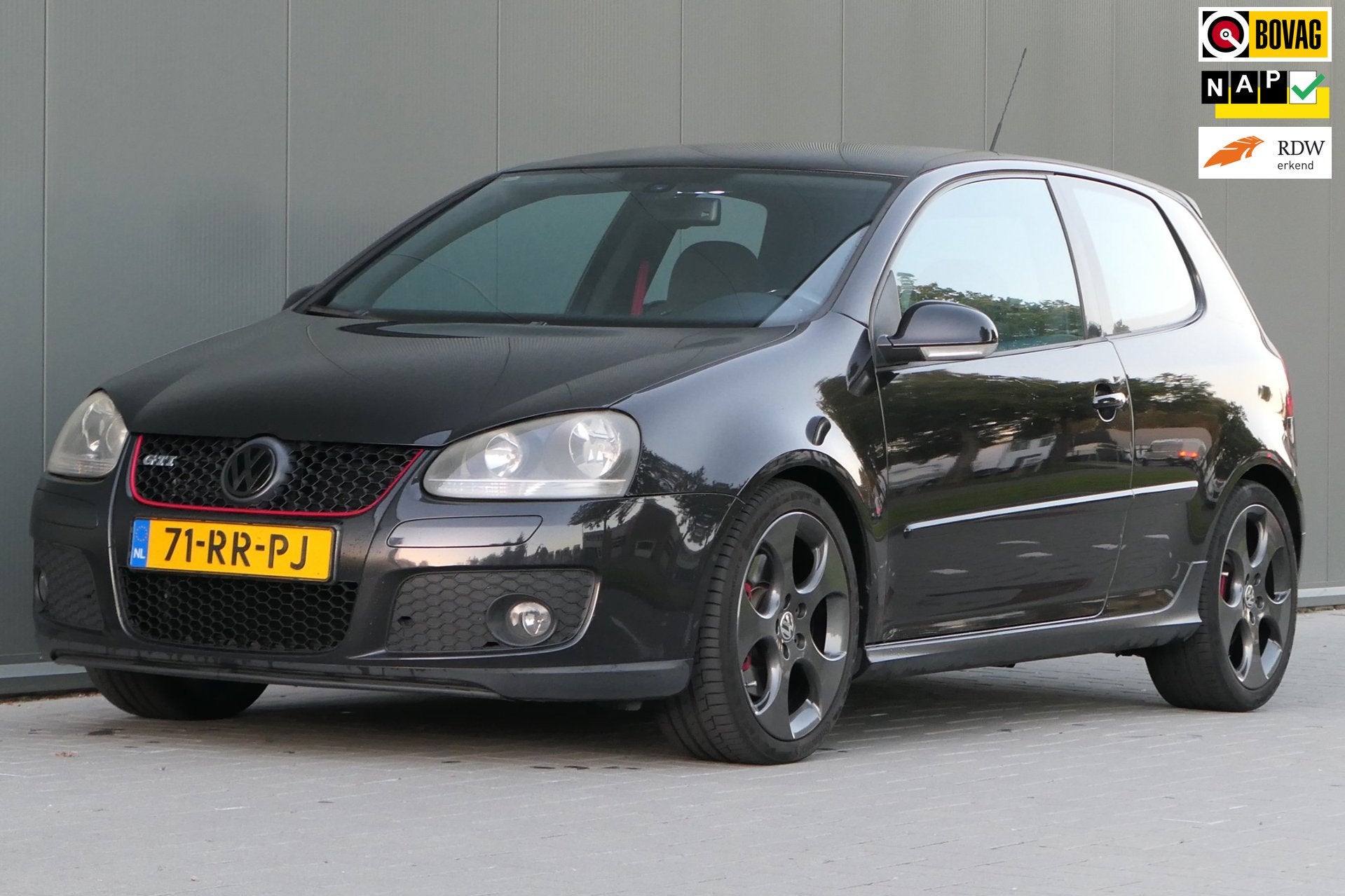 Volkswagen Golf 2.0 TFSI GTI NAP Cruise, Auto's, Stof, Gebruikt, Zwart, 4 cilinders