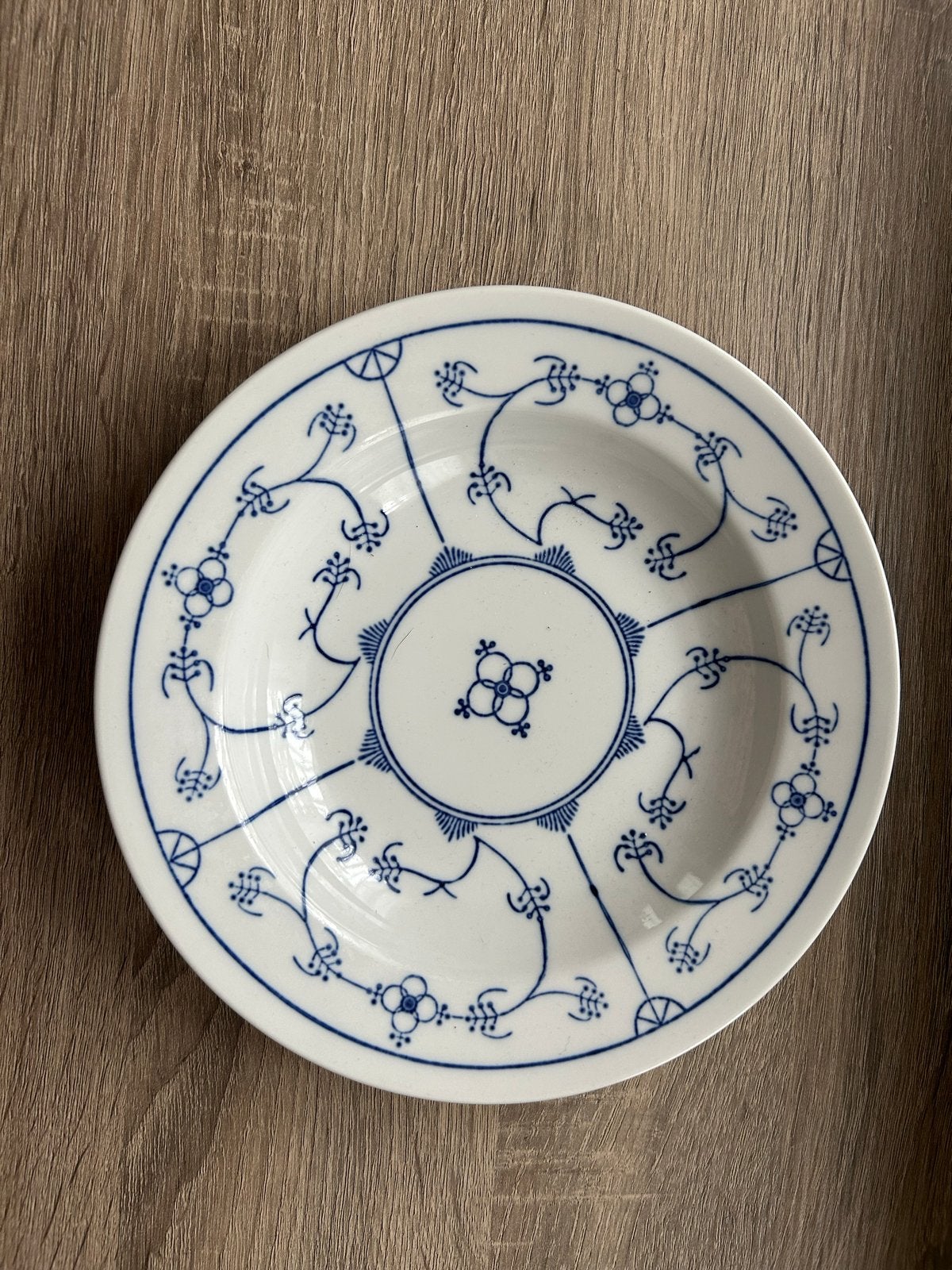 Saksisch blauw servies diepe borden, Overige merken, Ophalen of Verzenden, Zo goed als nieuw, Delftsblauw