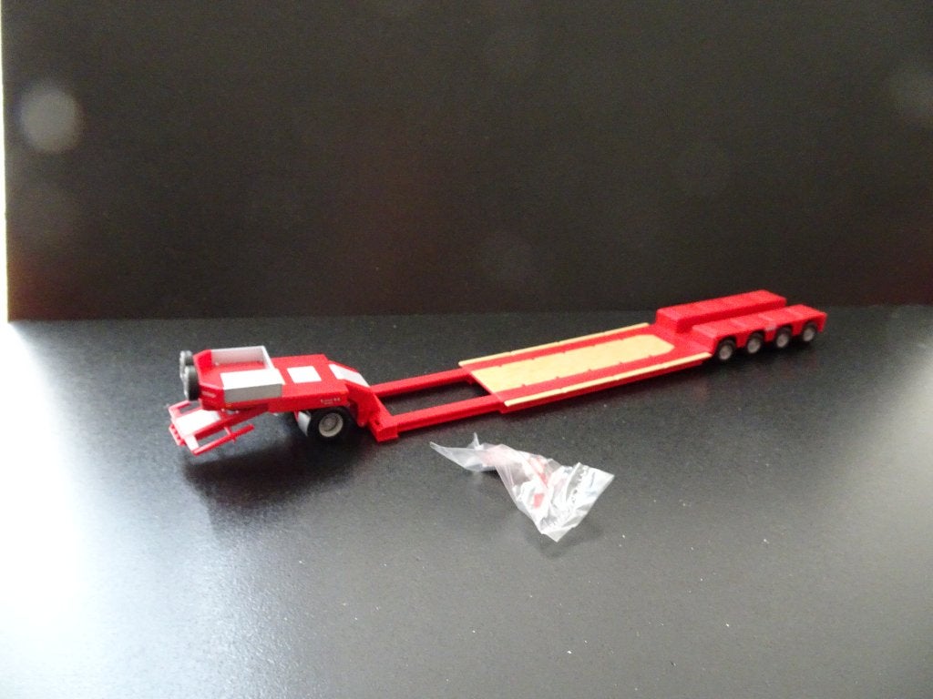 869 herpa nooteboom pendel x-as + dolly oplegger 1:87 truck, Ophalen of Verzenden, Nieuw, Bus of Vrachtwagen, Herpa