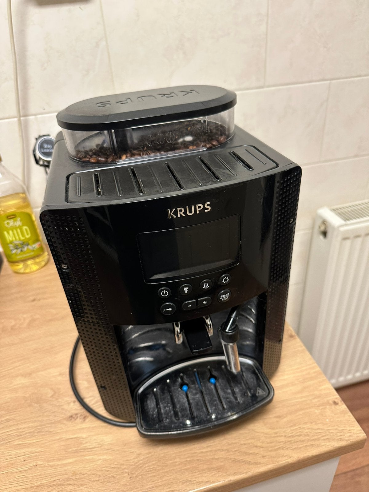 KRUPS koffie machine, Ophalen of Verzenden, Zo goed als nieuw, Koffiemachine, Koffiebonen