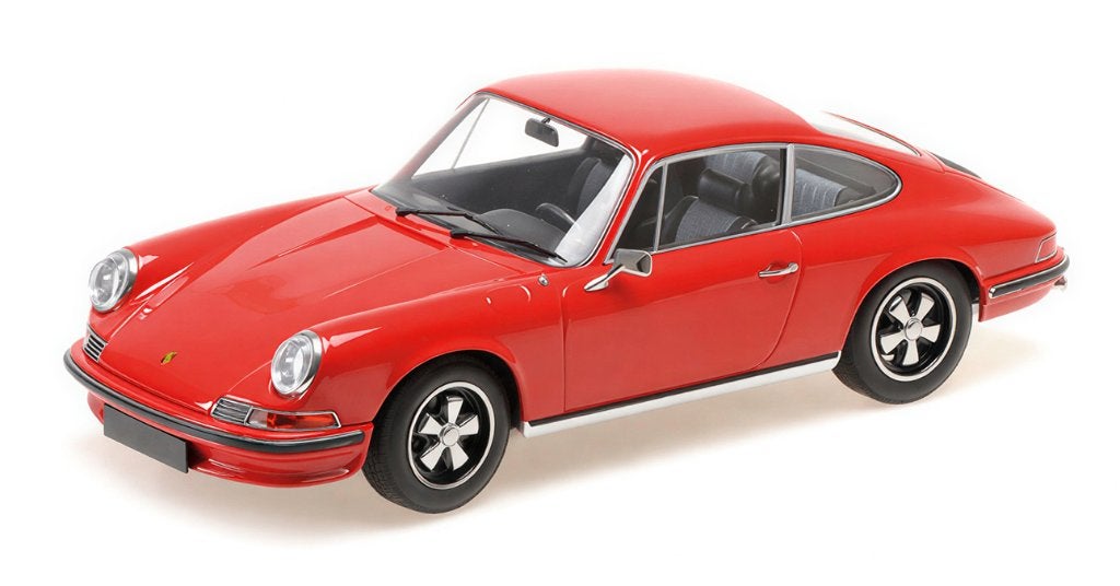 1:18 Porsche 911 S 2.4 - 1972 - Rood NIEUW!, Auto, ., Nieuw, Ophalen of Verzenden
