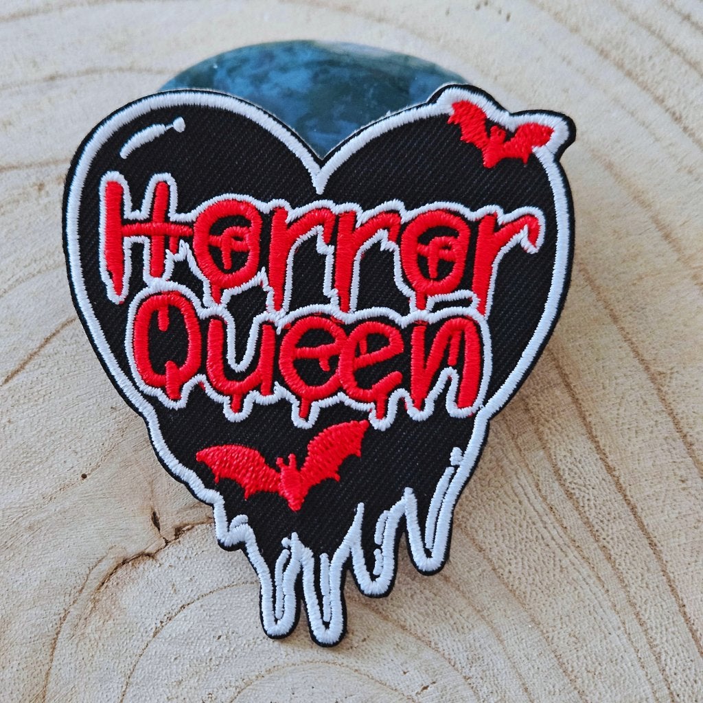 Strijk embleem applicatie Patch Hart horror queen, D, Nieuw, Ophalen of Verzenden, D