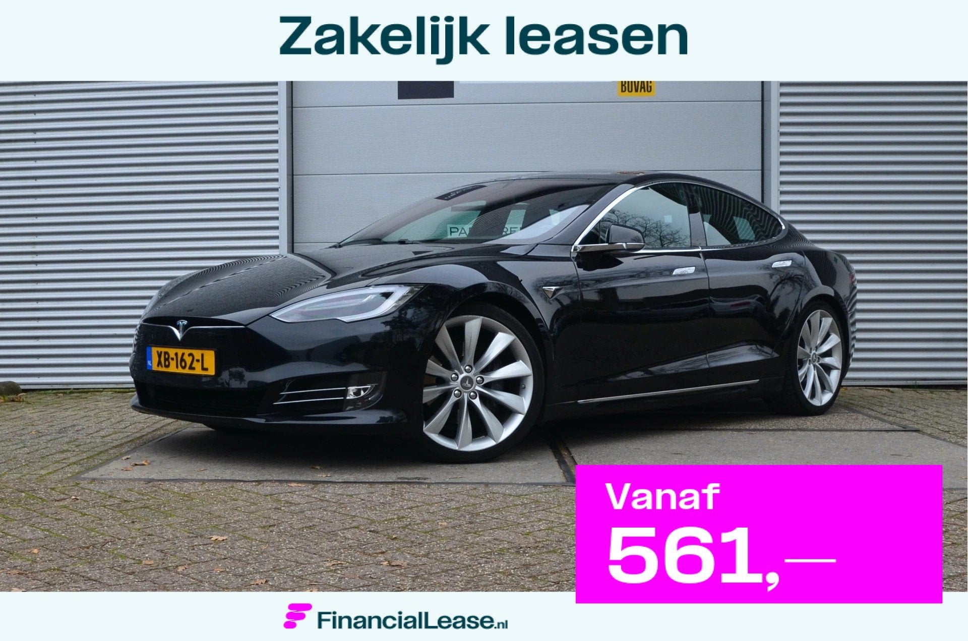 Tesla Model S 100D Enhanced AutoPilot3.0+FSD (twv 7.500,-),, Automaat, 12 maanden, Zwart, 2190 kg
