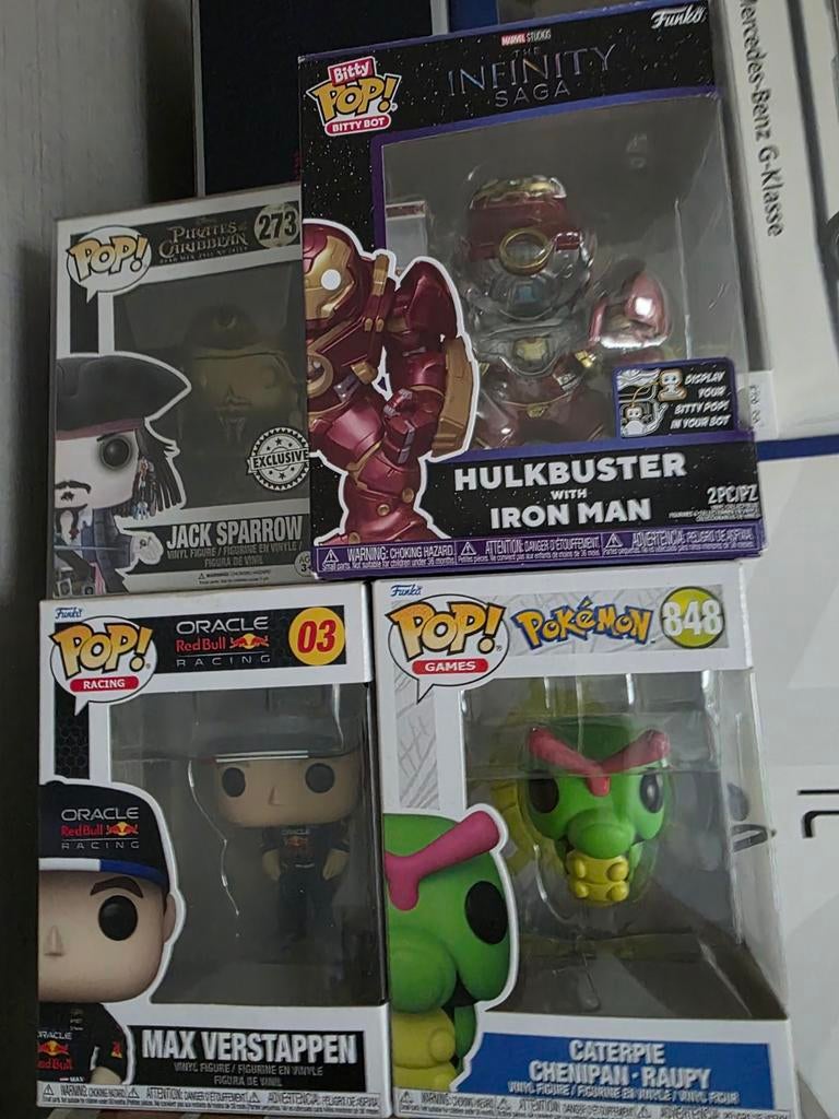 7 verschillende funko pops. Ook los tekoop, Verzamelen, Poppetjes en Figuurtjes, Ophalen of Verzenden, Zo goed als nieuw