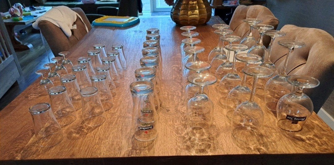 diverse glazen wijn/bier/champagne glazen, Verzamelen, Ophalen of Verzenden, Nieuw, Bierglas
