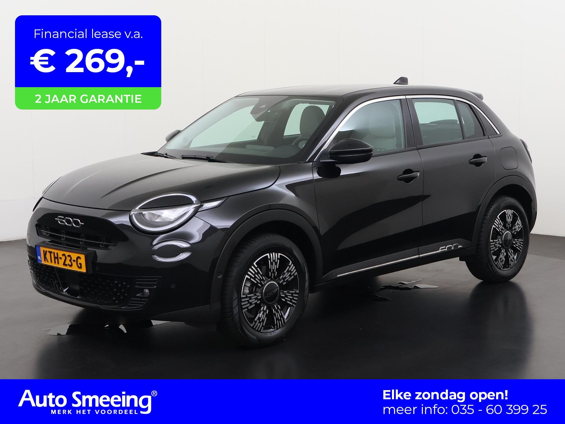 Fiat 600 1.2 Hybrid Urban | Digital Cockpit | Parkeersensor, Auto's, 12 maanden, Stof, Gebruikt, Euro 6