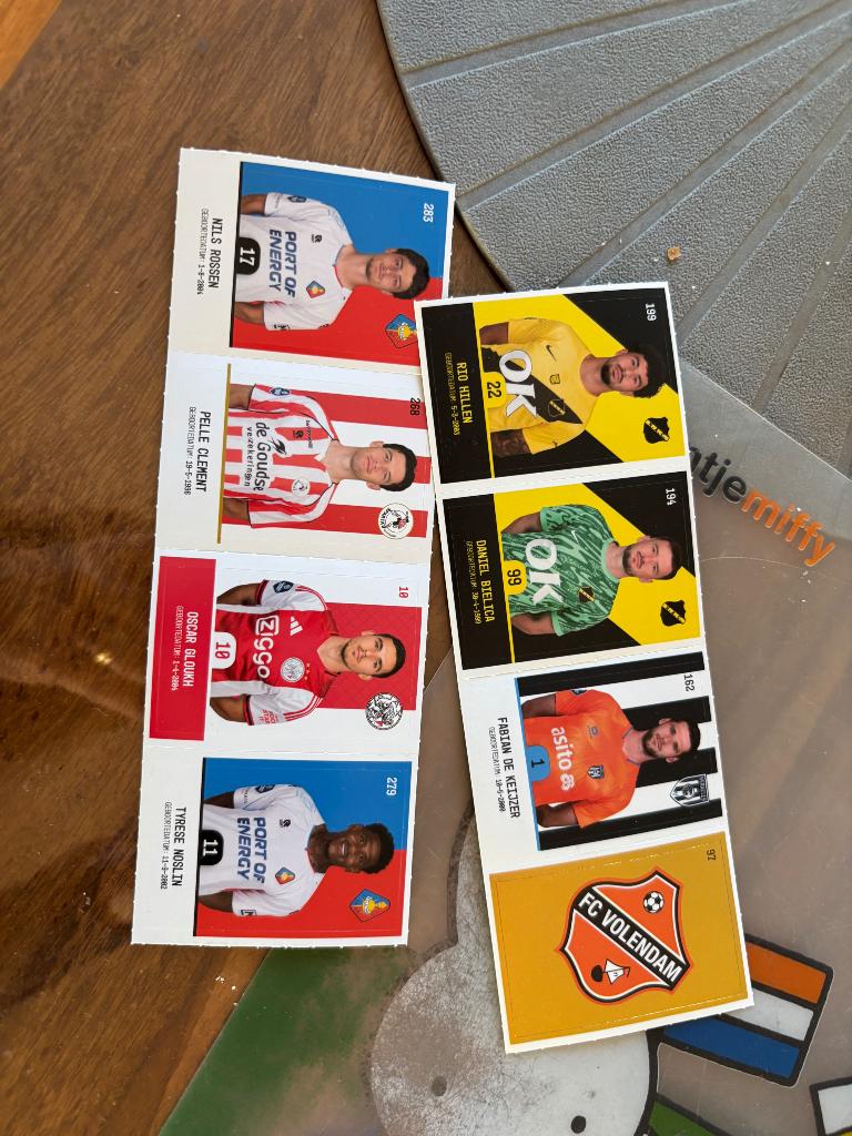 Plus football favourites voetbalsterren stickers 2025 2026, Verzamelen, Supermarktacties, Plus, Ophalen